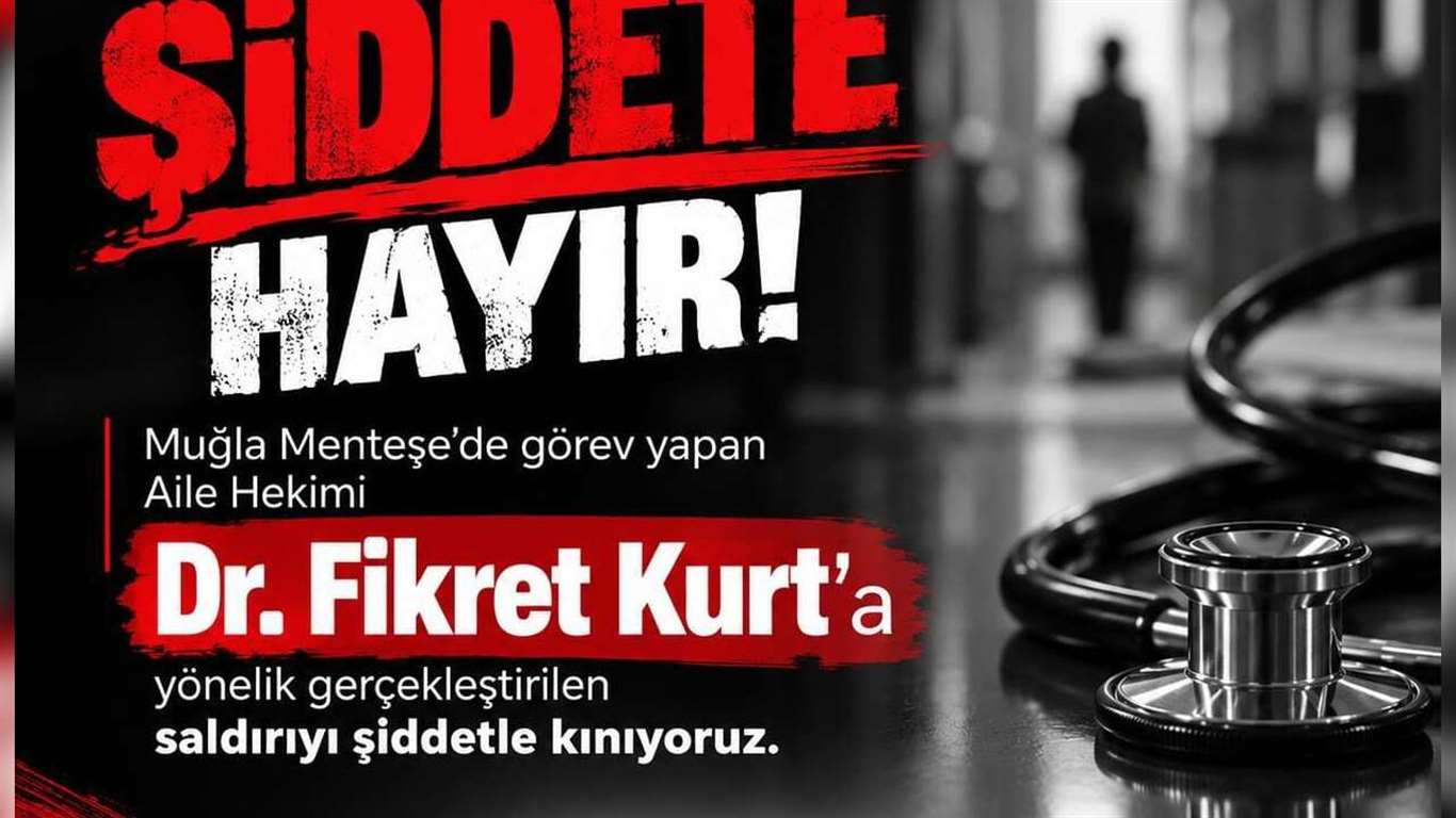 Dr. Fikret Kurt'a saldırıya sağlık emekçilerinden tepki haberi