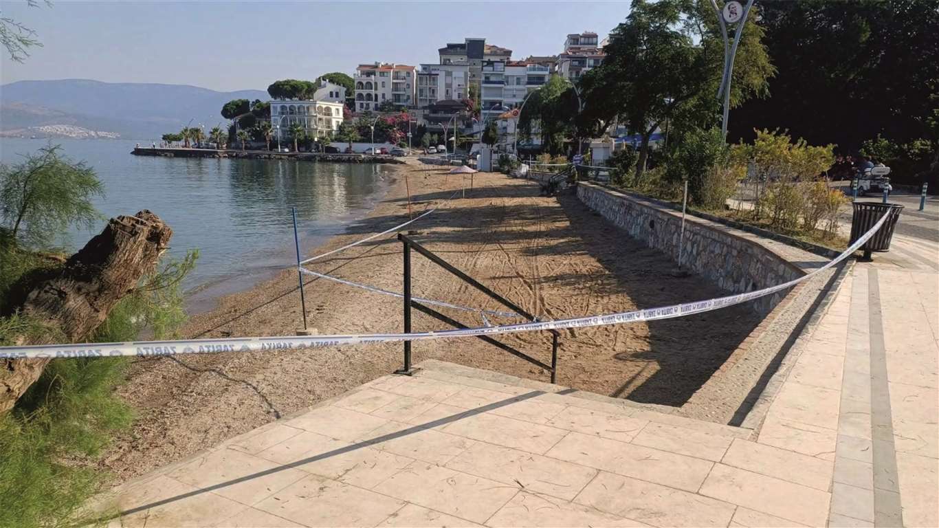 Milas Güllük Halk Plajı geçici olarak kapatıldı haberi