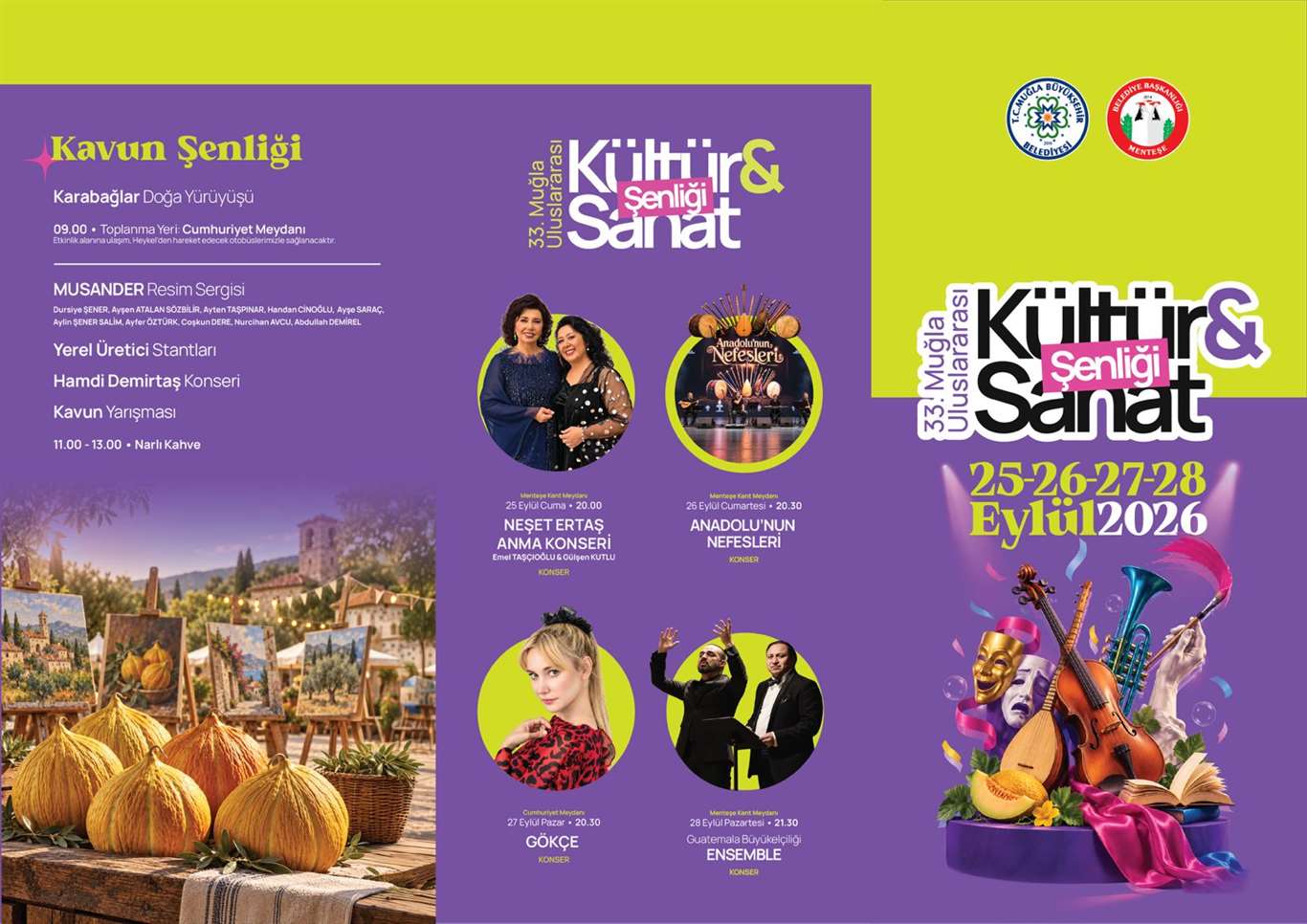 33. Muğla Uluslararası Kültür ve Sanat Şenliği başlıyor haberi