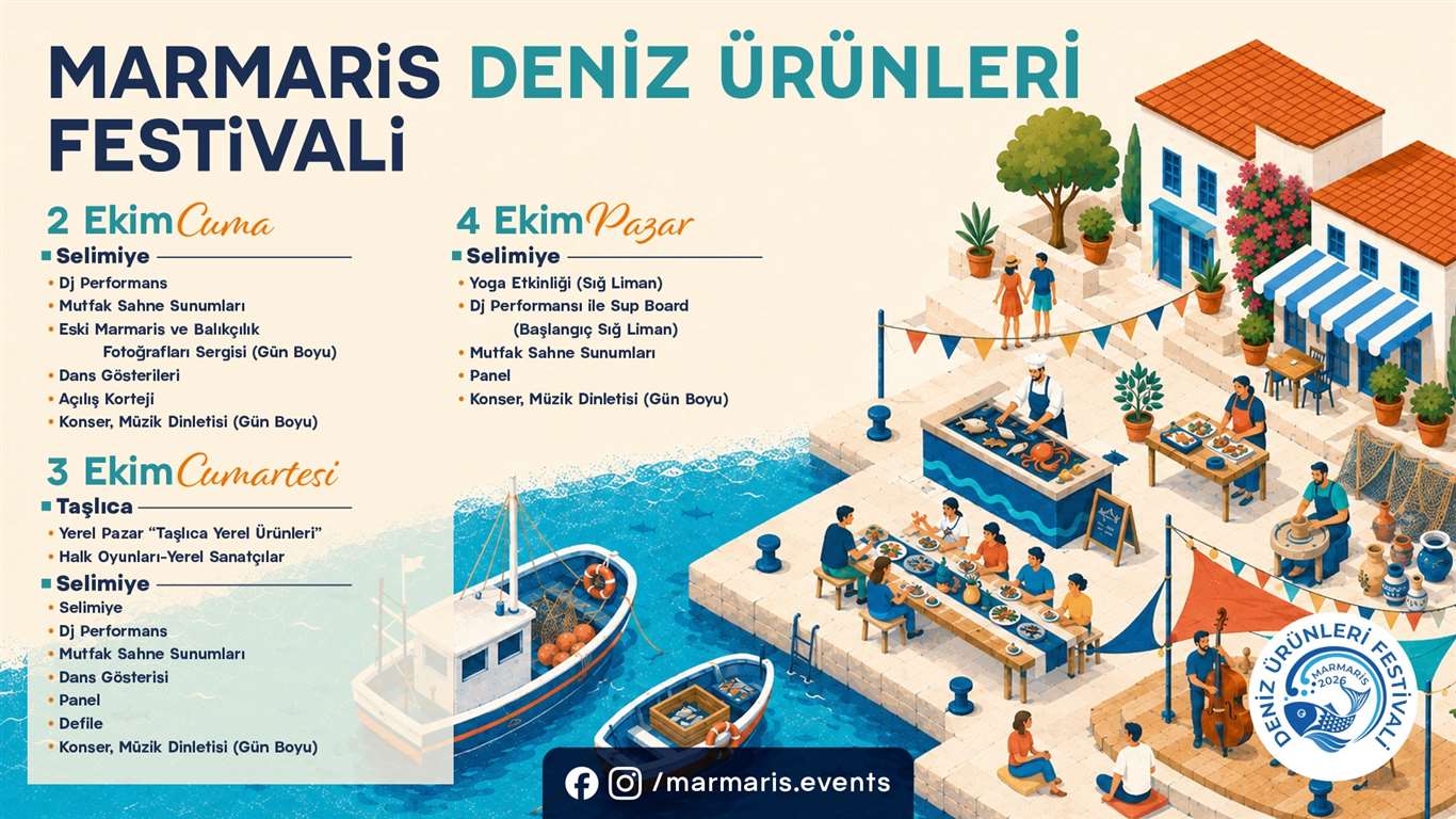 Marmaris’te Deniz Ürünleri Festivali için geri sayım başladı haberi