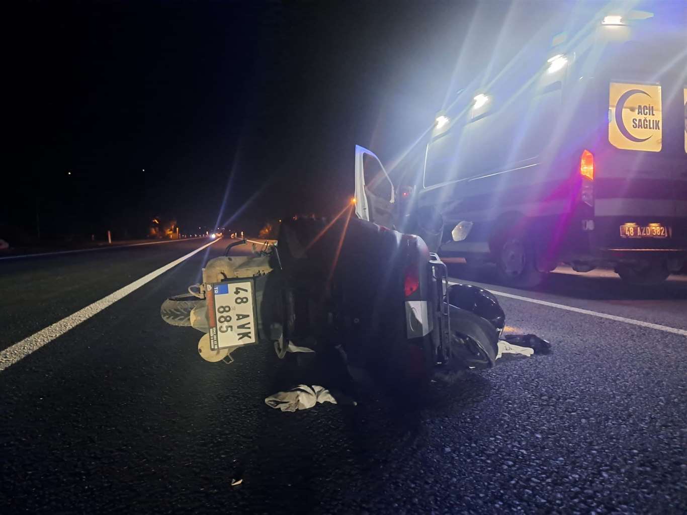 Menteşe’de motosiklet kazası: 1 yaralı haberi