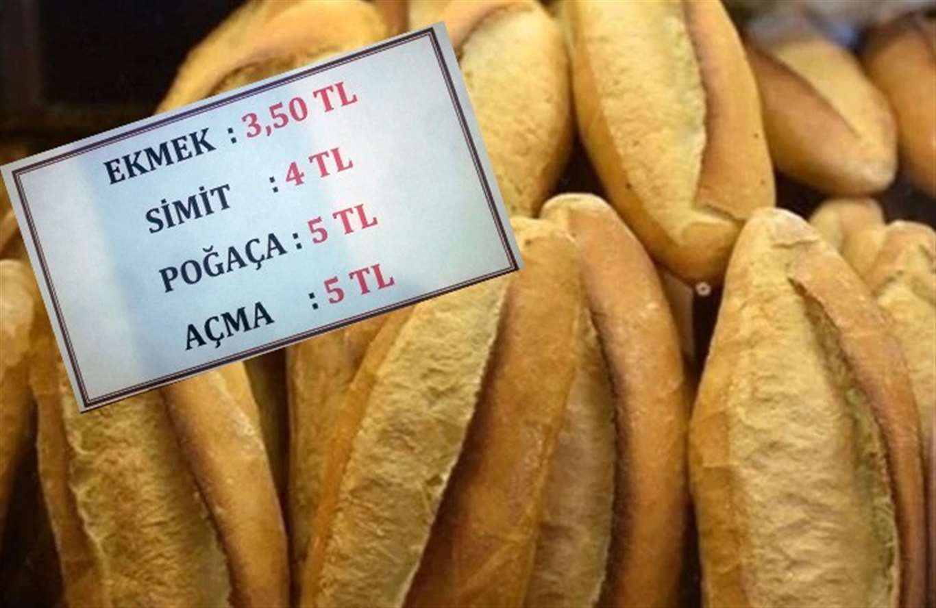          Milas'ta Ekmek 3.50, Simit 4 TL oldu  haberi