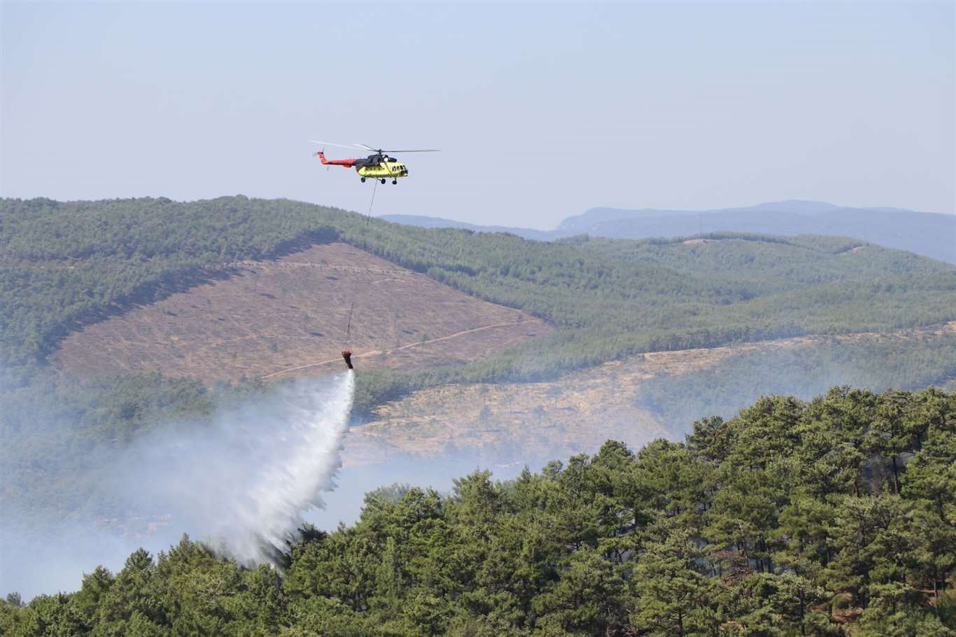 Muğla'daki orman yangınına müdahale devam ediyor haberi