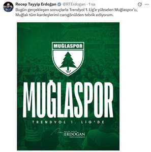  Muğlaspor, Trendyol 1. Lig'de haberi