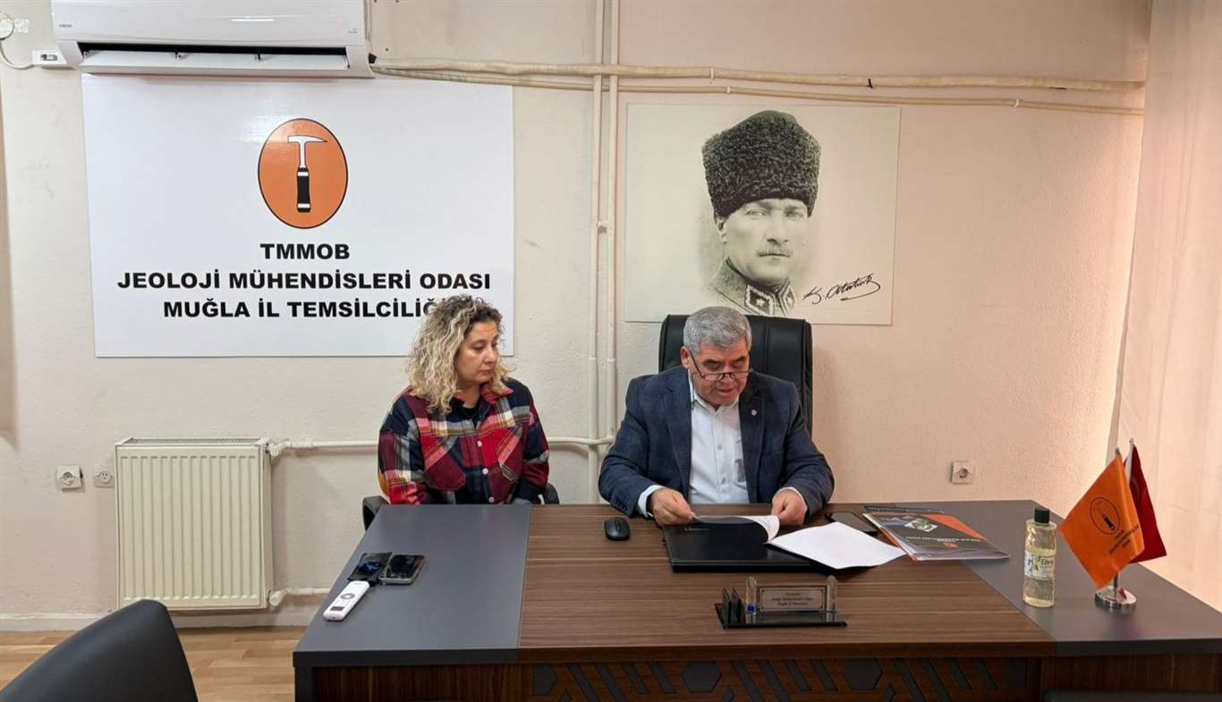 TMMOB Jeoloji Mühendisleri Odası Muğla İl Temsilcisi Çatalkaya haberi
