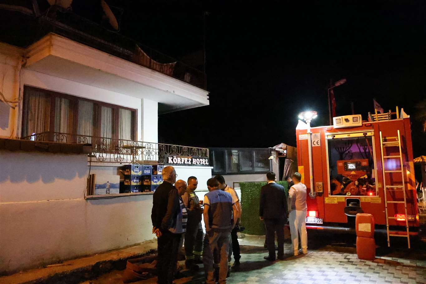 Akyaka'da  restoranda yangın haberi