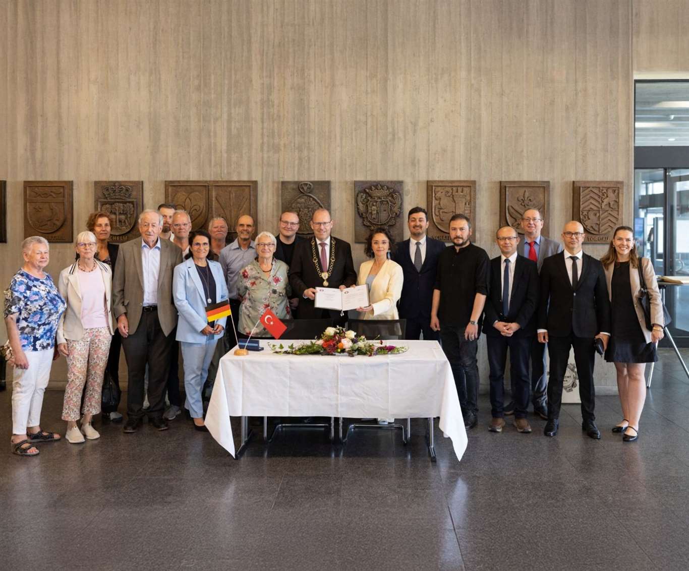 Menteşe ile Almanya'nın Sindelfingen Belediyesi arasında iş birliği protokolü haberi
