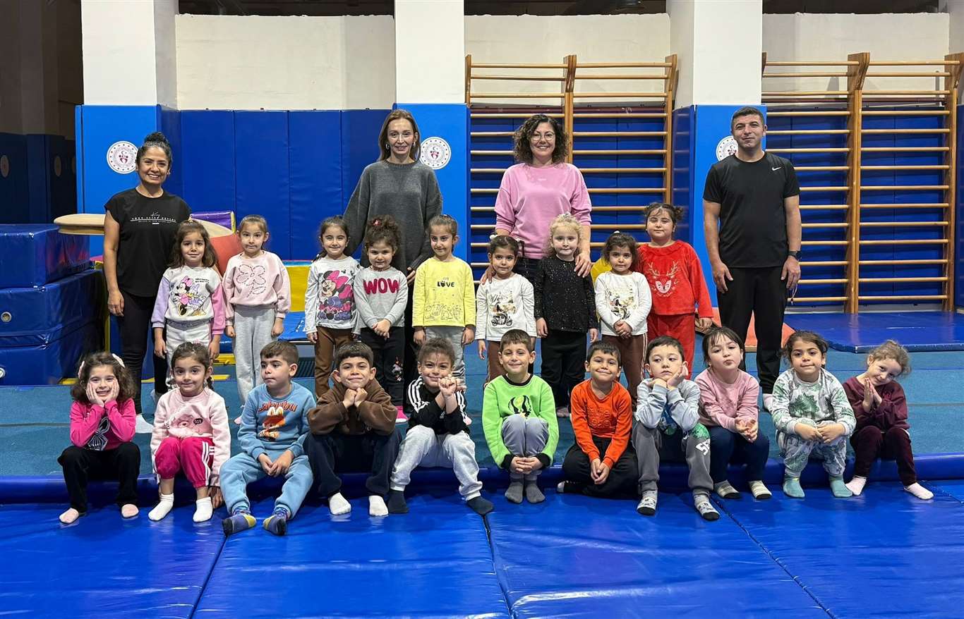  Muğla'da Anasınıfı öğrencileri cimnastikle spora ilk adım dedi haberi