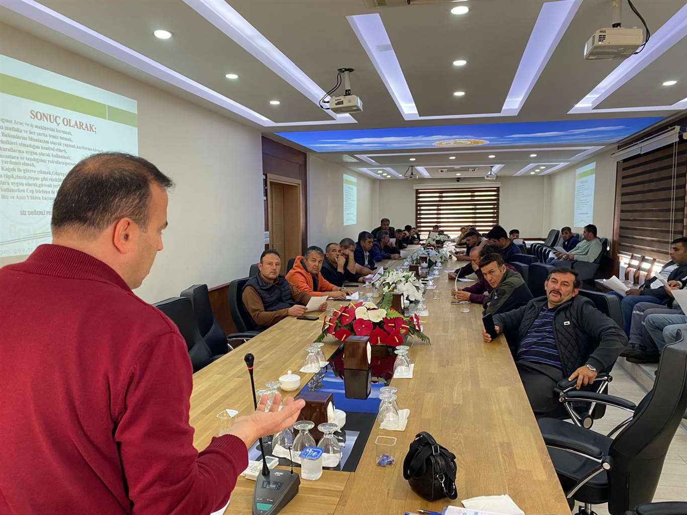 Arazöz operatörlerine yangın sezonu öncesi eğitim haberi