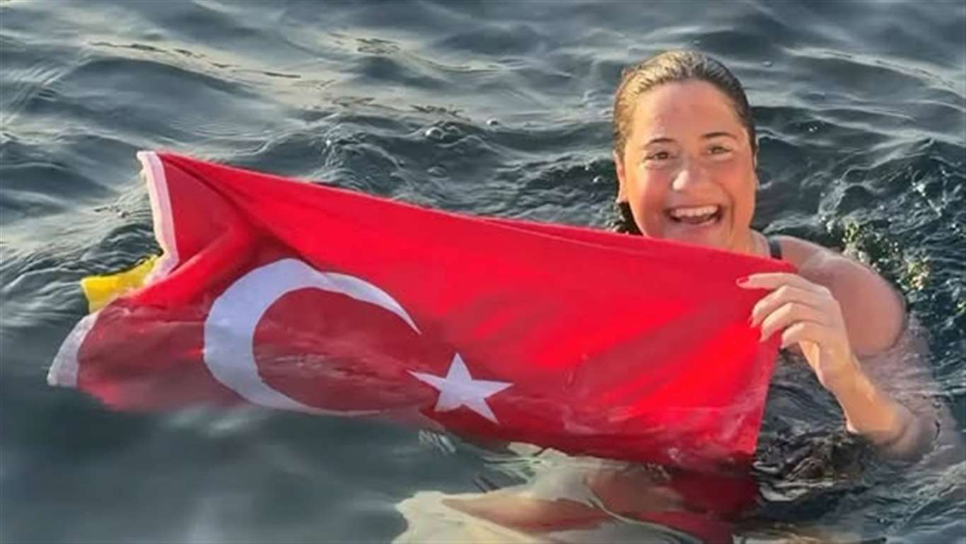 Tsugaru Kanalı'nı geçen en genç Türk yüzücü oldu haberi