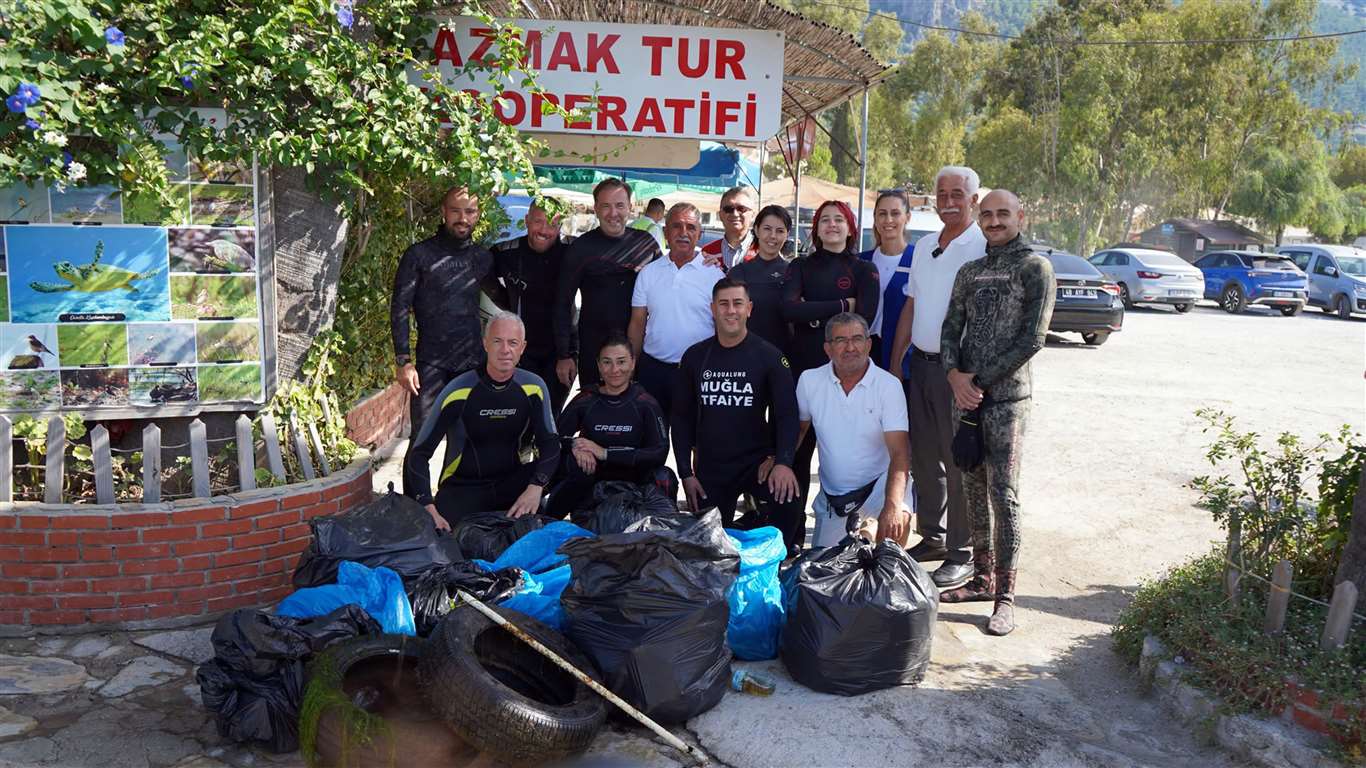 Akyaka Kadın Azmağı’nda dip temizliği yapıldı haberi