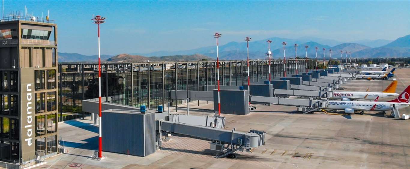 Dalaman havalimanı 11 ayda 5 milyon 542 bin yolcuya hizmet verdi haberi