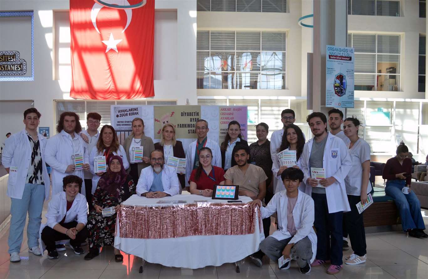 Muğla EAH'ta diyabetik ayak farkındalık standı haberi
