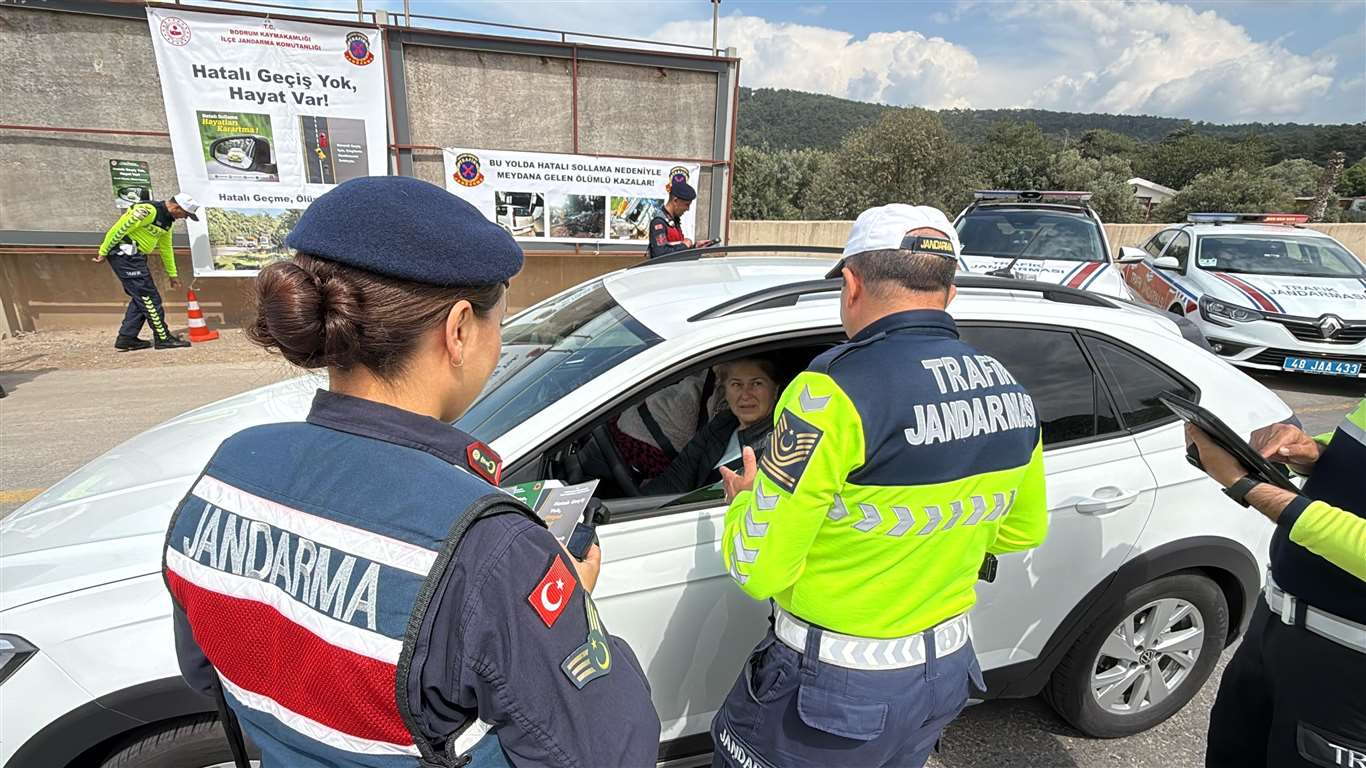 Bodrum'da dronlu trafik operasyonu: 