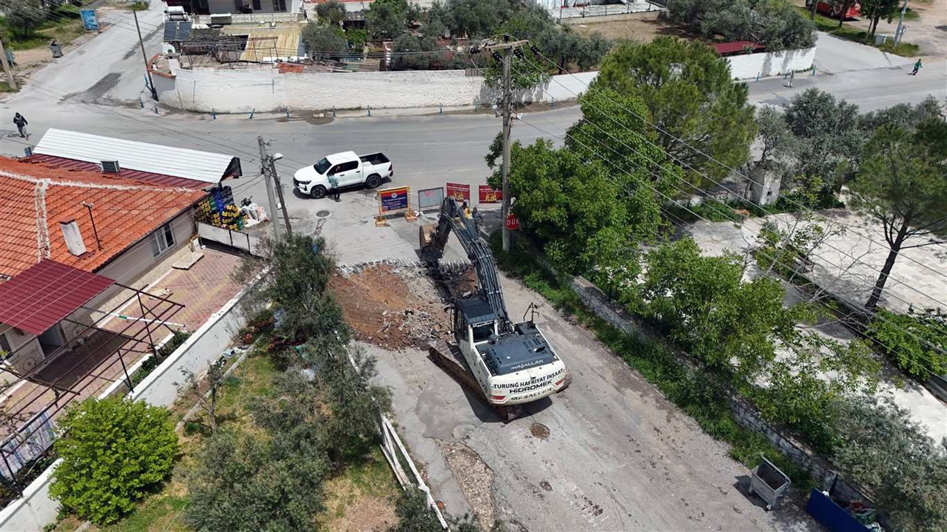 Menteşe Düğerek'te yol çalışmaları başladı haberi