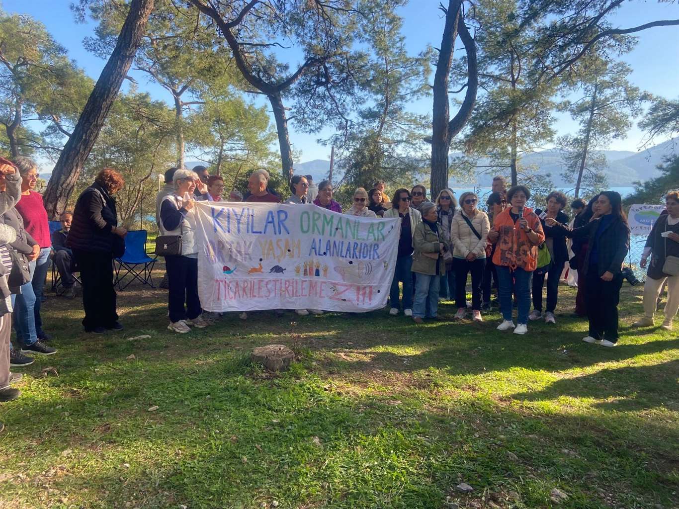Gökova Ekoloji Meclisi ve STK'lar Akyaka Orman Kampı için buluştu: 