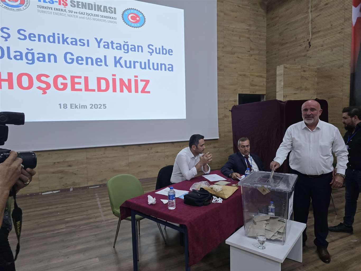 Yatağan TES-İŞ Sendikası Şube Başkanı Fatih Erçelik güven tazeledi haberi