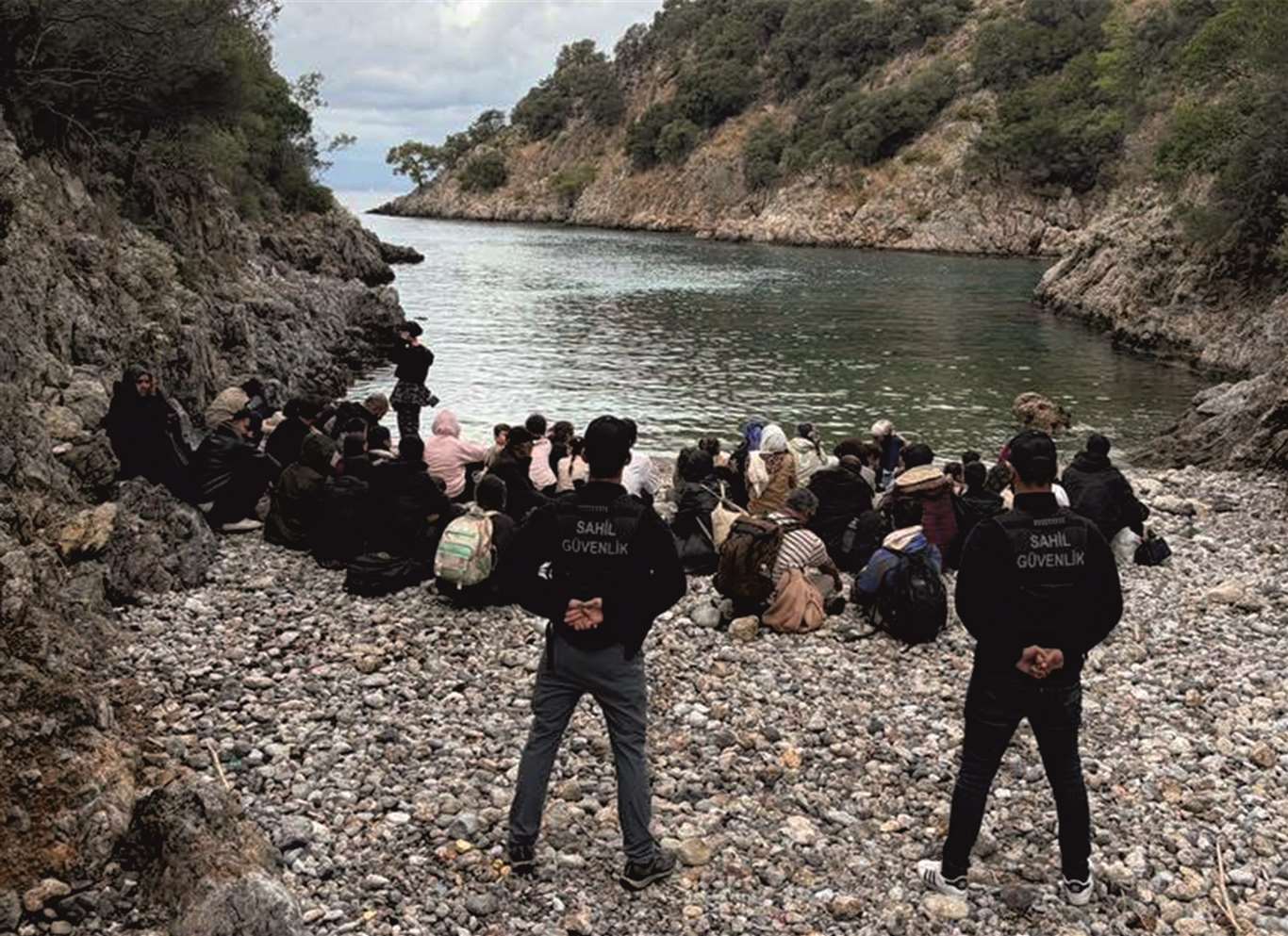 Fethiye’de 34’ü çocuk 62 düzensiz göçmen yakalandı haberi