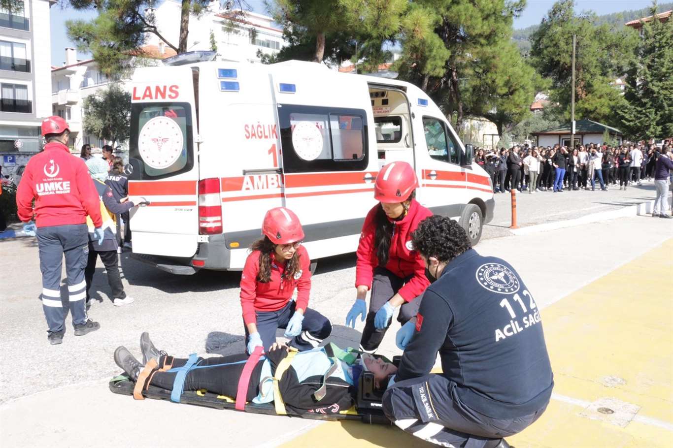       Muğla'da gerçeği aratmayan afet tatbikatı haberi