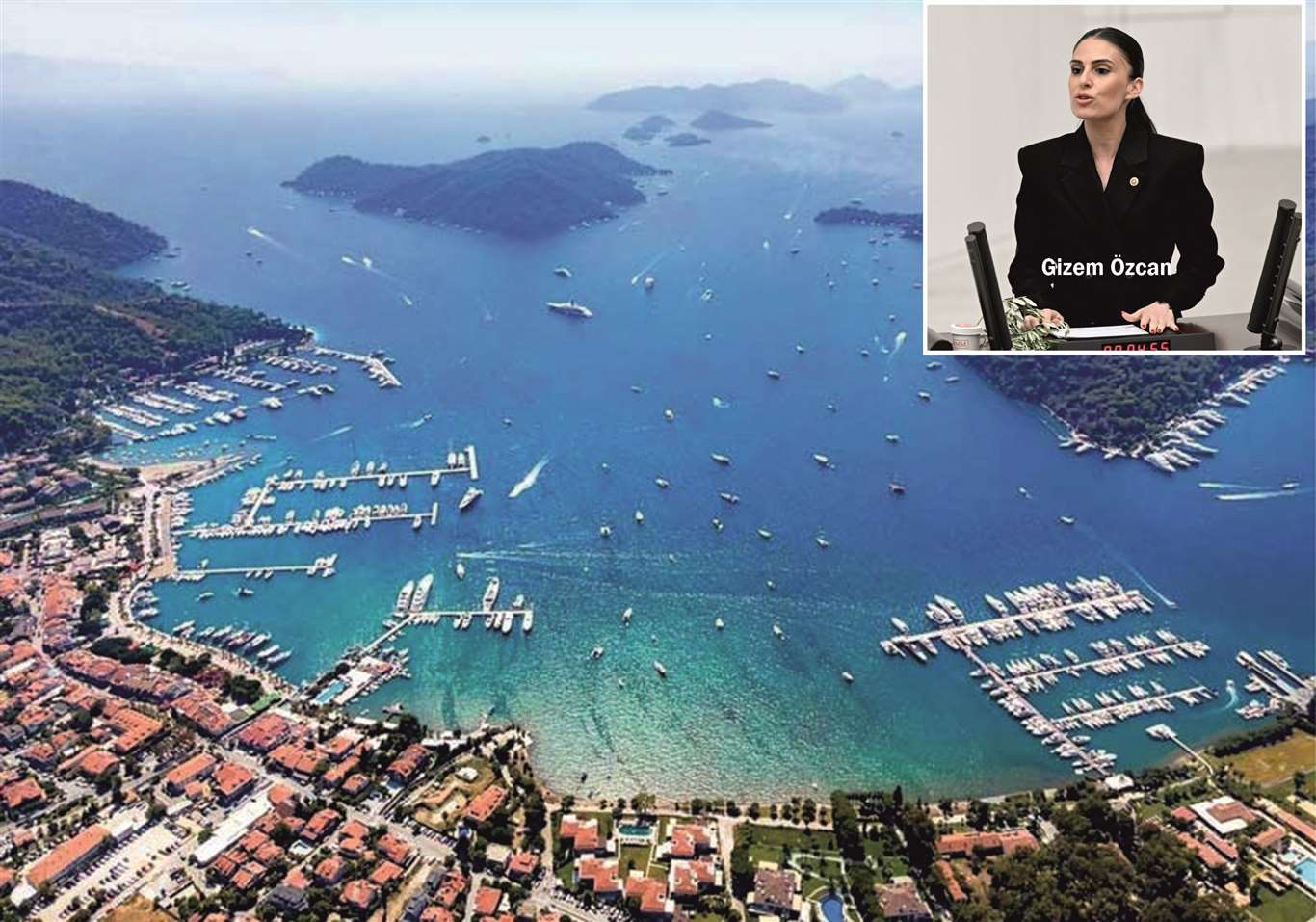'Denize beton, doğaya darbe': Göcek ve Dalaman koylarında çevre talanı meclis gündeminde haberi
