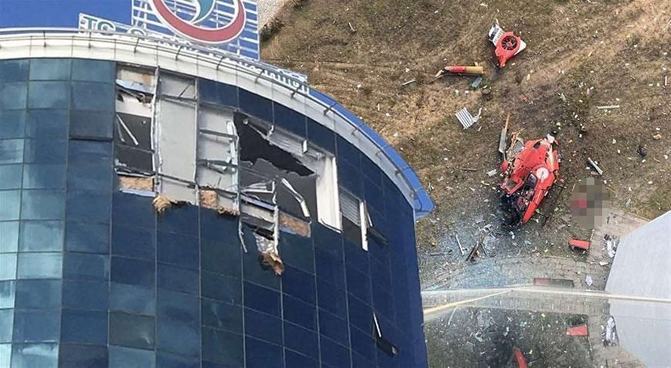 Helikopter kazasında hayatını kaybeden sağlıkçılar anılıyor haberi