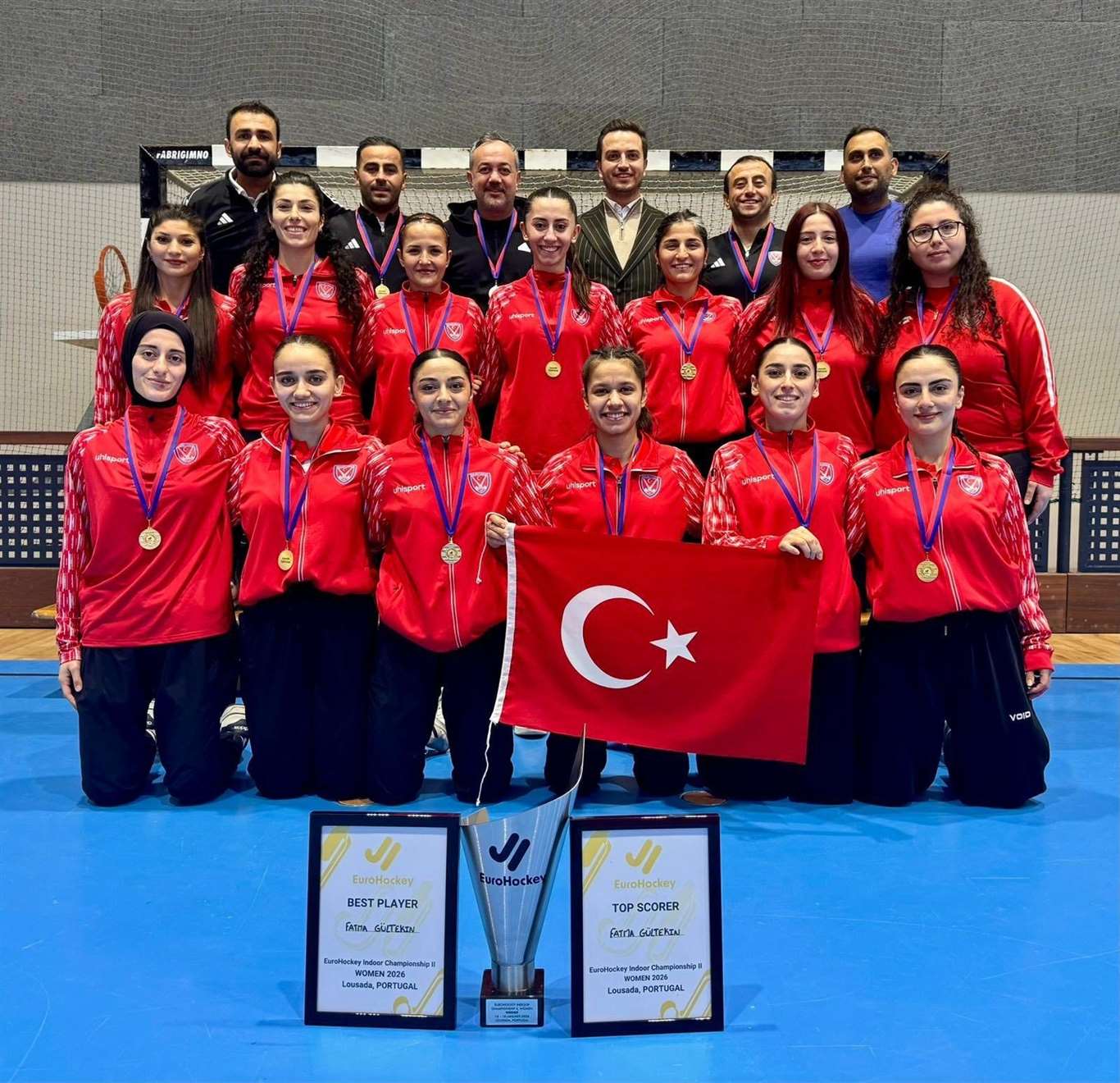 Türkiye Kadın Hokey A Milli Takımı Avrupa Şampiyonu haberi