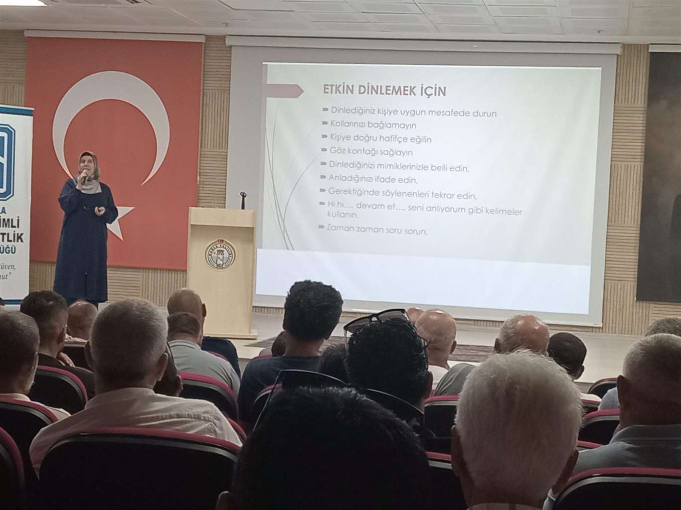 Denetimli serbestlik yükümlülerine aile içi iletişim konferansı haberi