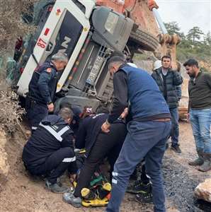 Yatağan Termik Santrali'nde iş kazası: Kamyon sürücüsü araç altında kaldı haberi