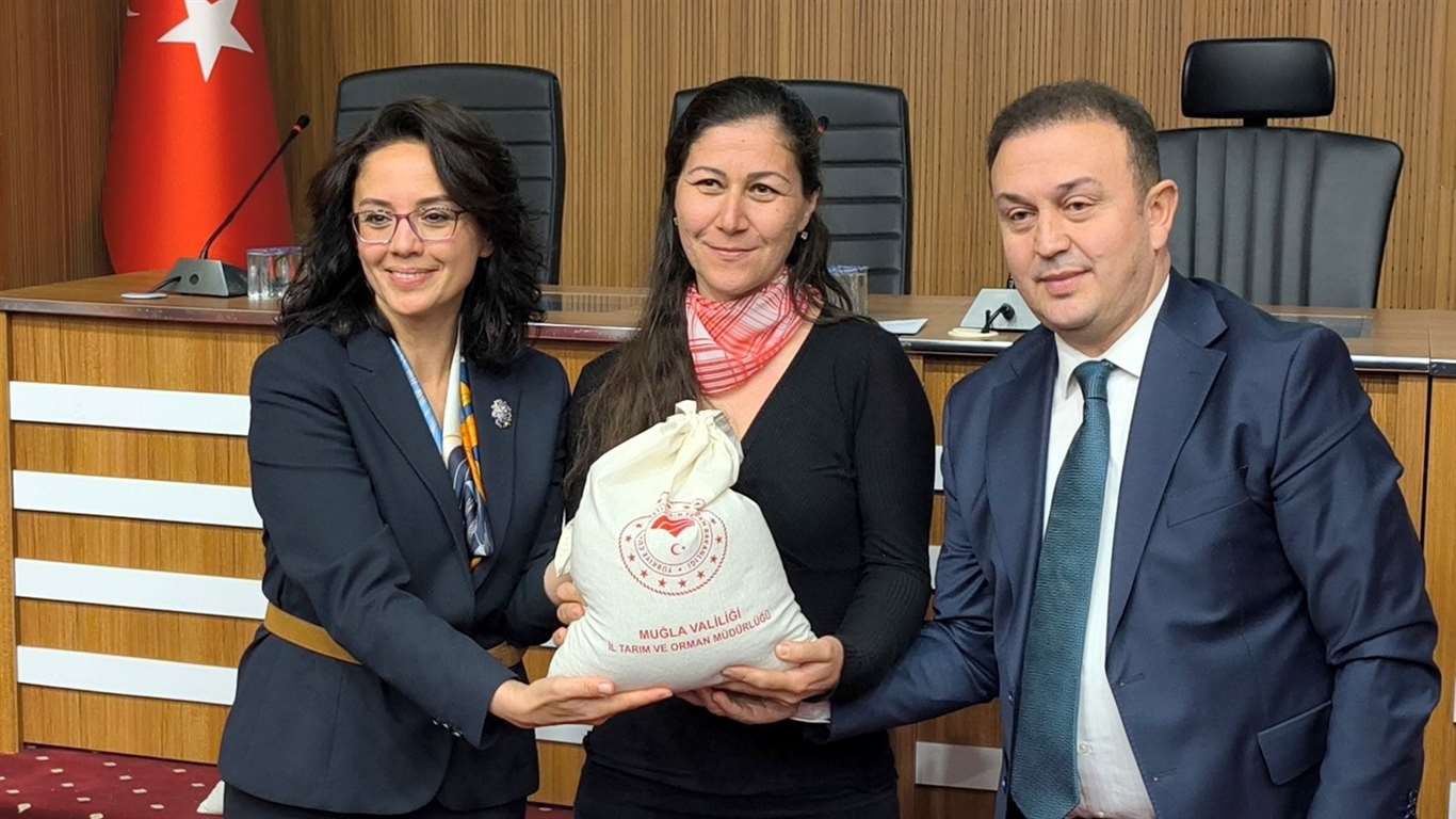 Muğla'da kadın üreticilere karabuğday desteği haberi
