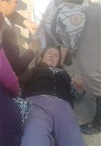 Keşif sırasında yaşlı kadın bayıldı haberi