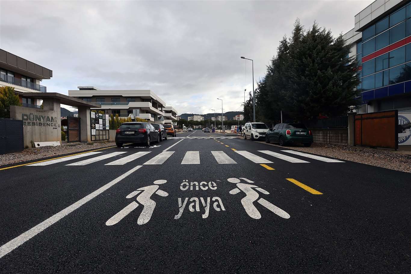 Menteşe Kolejler Bölgesi'nde yol çalışmaları tamamlandı haberi