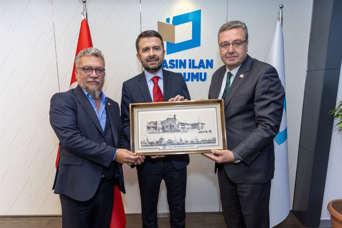 TGK Heyetinden Basın İlan Kurumu Genel Müdürü Çay'a ziyaret haberi