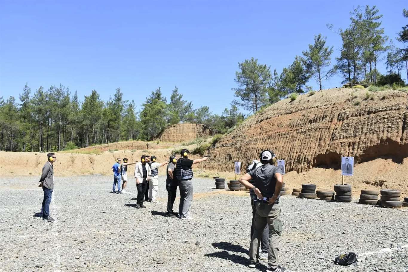 Köyceğiz'de Güvenlik Bölümü öğrencilerinden atışlarda tam isabet haberi