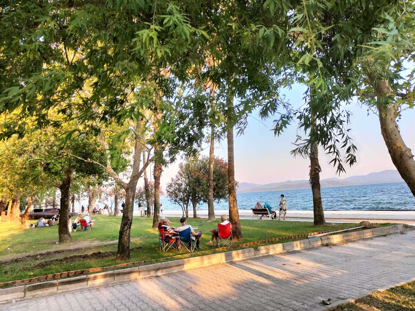 Köyceğiz'de sıcak hava etkili oluyor haberi