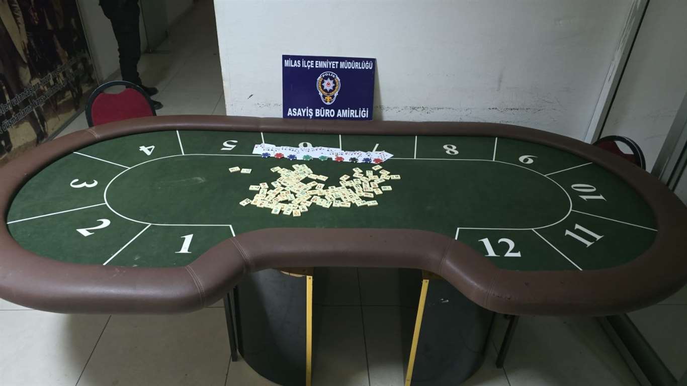       Milas'ta kumar baskını: 6 kişiye 55 bin lira ceza haberi