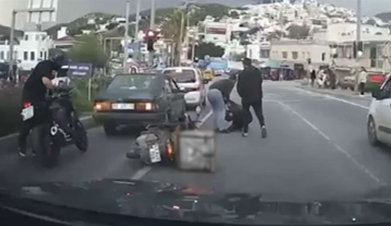 Bodrum’da kuryeyi yol ortasında darbettiler, 360 bin TL ceza yediler haberi