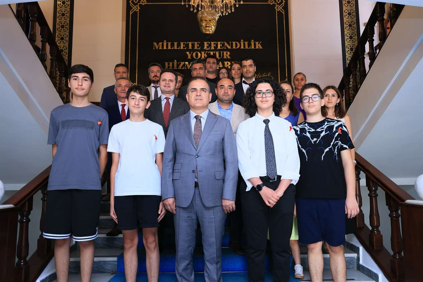 Muğlalı LGS birincilerinden Vali Akbıyık'a ziyaret haberi
