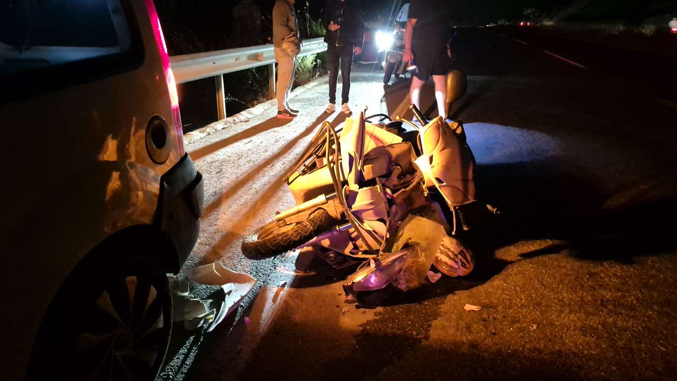 Motosiklet sürücüsü hayatını kaybetti haberi