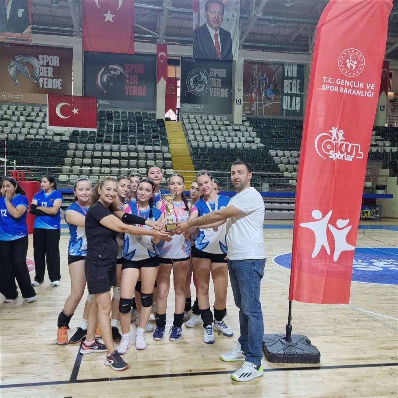 Muğla'da voleybol il birincisi belli oldu haberi