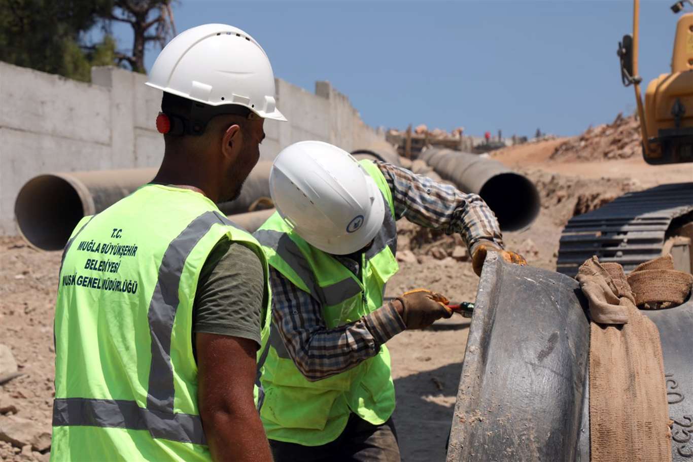MUSKİ'den Bodrum Gümbet su ana isale hattı açıklaması haberi