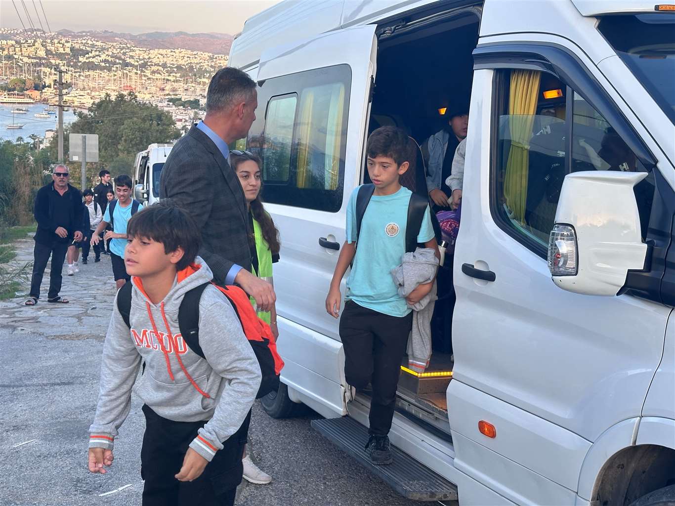 Bodrum'da okul servislerinde sıkı denetim haberi