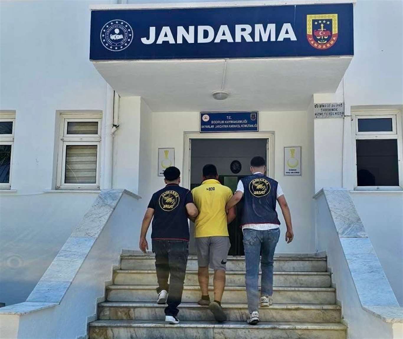 Bodrum'da 16 yıl hapis cezası bulunan şahıs yakalandı haberi