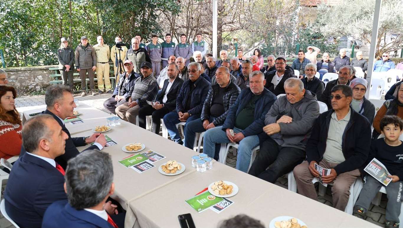 Orman köylerinde yangınlara karşı alınması gereken tedbirler anlatılıyor haberi