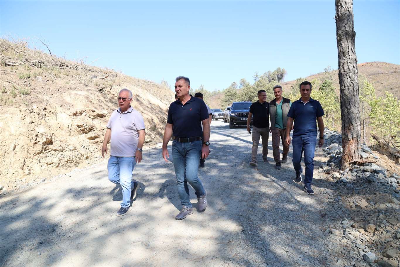 Muğla'da orman yolu çalışmaları yerinde incelendi haberi