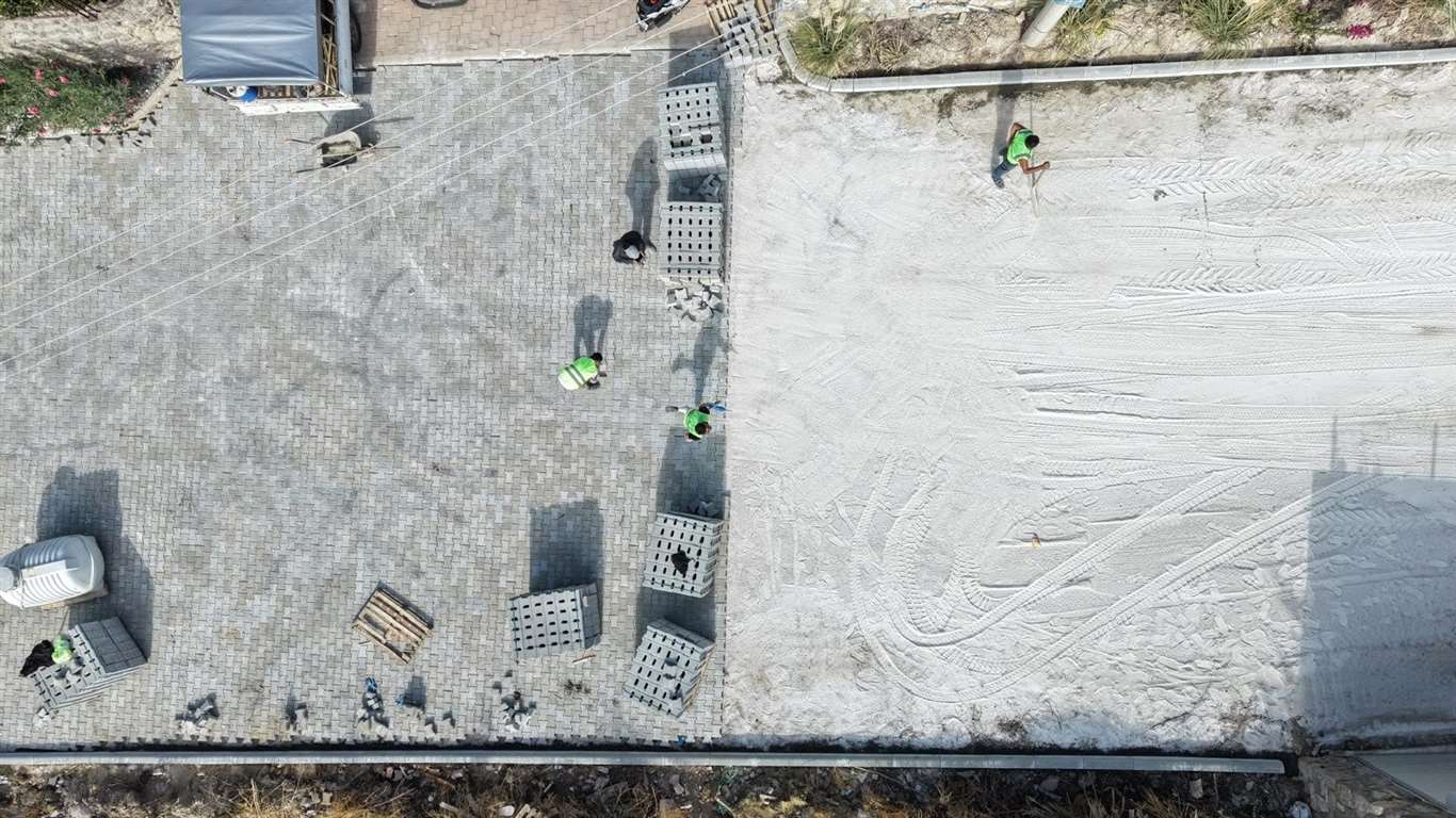Bodrum’da parke yol çalışmaları sürüyor haberi