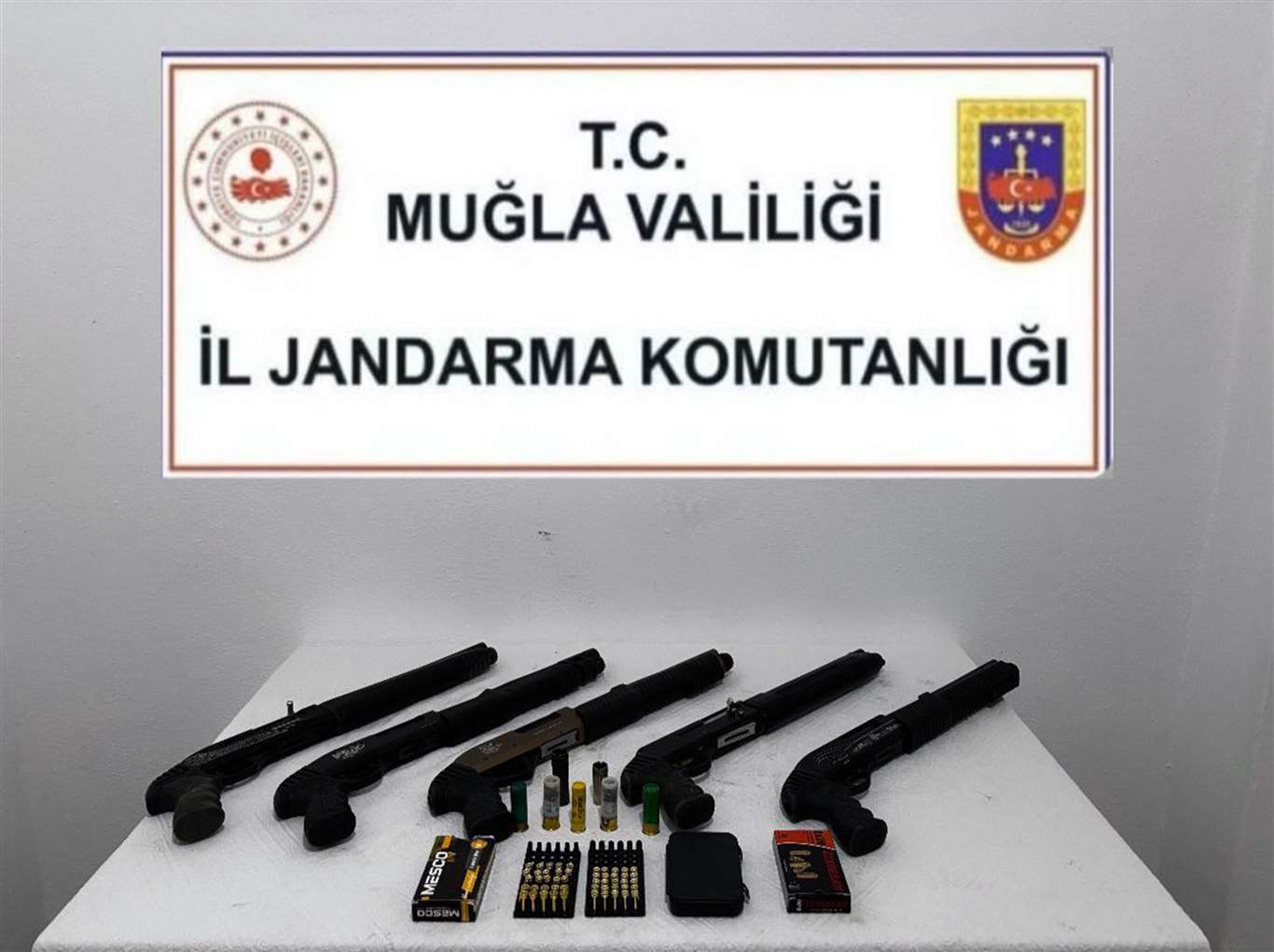    Köyceğiz'de ruhsatsız pompalı tüfekler ele geçirildi haberi