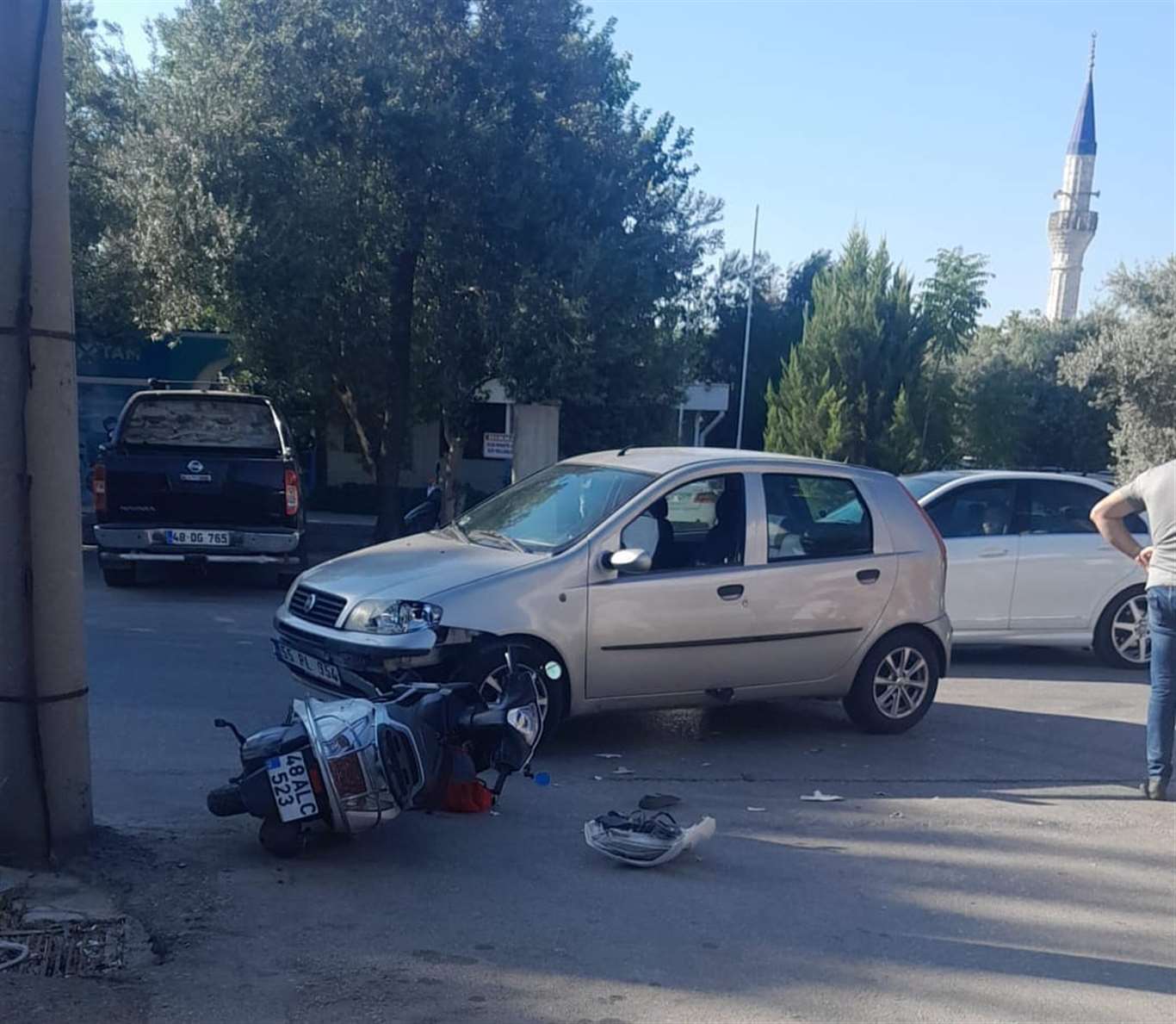   Menteşe sanayide kaza: Motosiklet sürücüsü yaralandı haberi