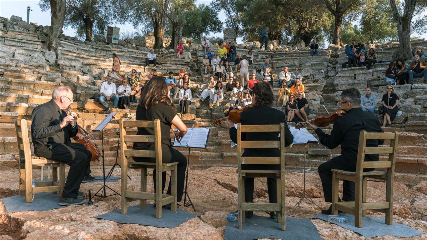 Binlerce yıllık tiyatroda klasik konser haberi
