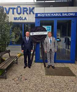 EMŞAV Muğla'dan TÜVTÜRK'e siyah çelenk haberi