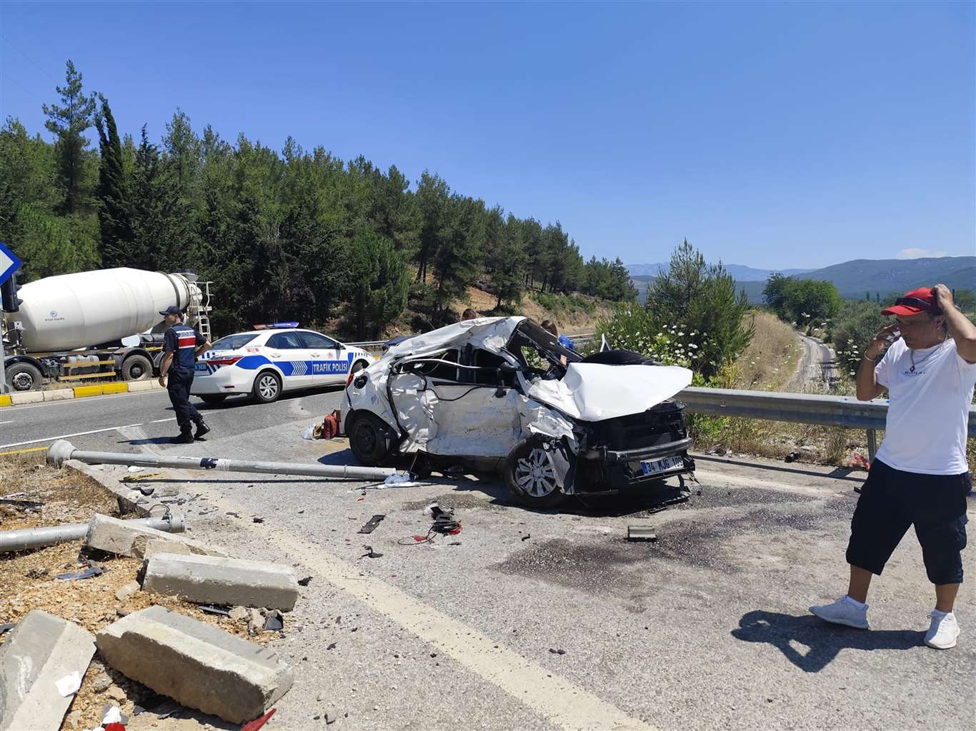 Ula'da kaza: 4 yaralı haberi